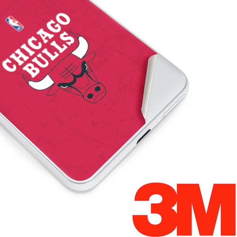NBA Chicago Bulls Red Distressed Google Pixel 3 Skin